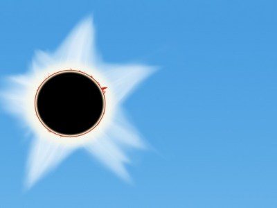 2023 Total Solar Eclipse – A naked eyes&nbsp;drawing