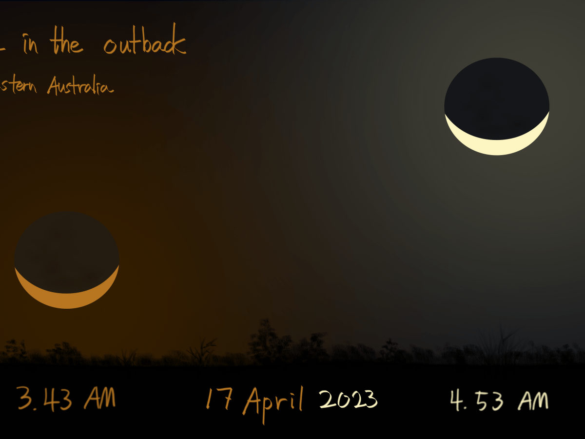 Moonrising in the&nbsp;outback